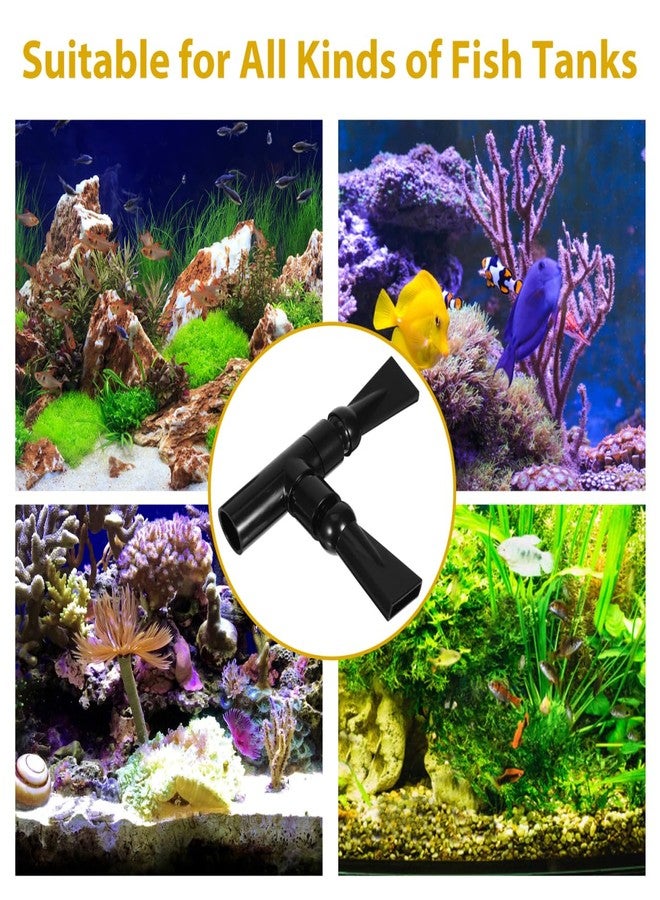 FONDOTIN Fish Tank Double Nozzle Outflow Rotatable Plastic Fitting for Water Control Easy Installation Aquarium Accessory Compatible Aquariums - Image 5